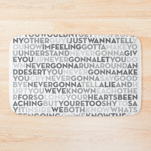Item preview, Never Gonna Give You Up - Rick Astley (lyrics) v.4 designed and sold by x1brett.