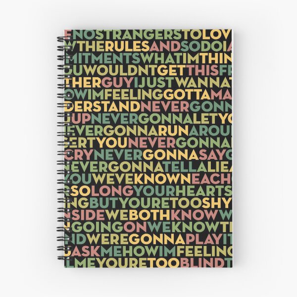 Item preview, Never Gonna Give You Up - Rick Astley (lyrics) v.6 designed and sold by x1brett.