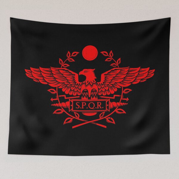 Item preview, Roman Standard - Rome - SPQR - Roman Empire - Red - 2 designed and sold by createdezign.
