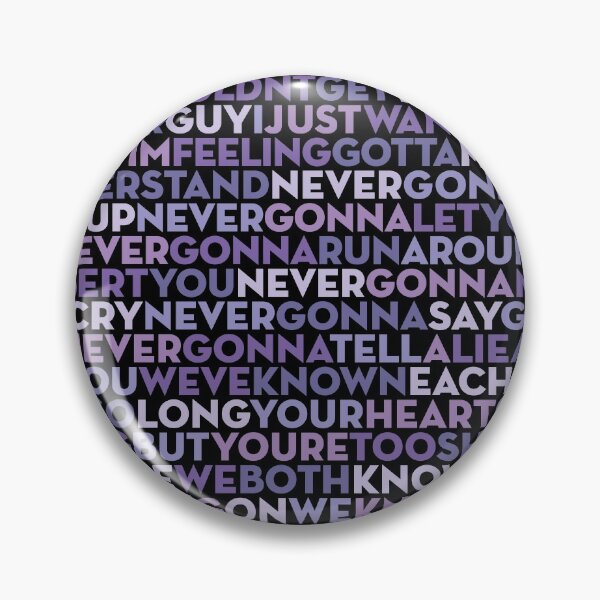 Item preview, Never Gonna Give You Up - Rick Astley (lyrics) v.7 designed and sold by x1brett.