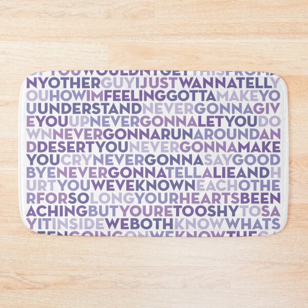 Item preview, Never Gonna Give You Up - Rick Astley (lyrics) v.7 designed and sold by x1brett.