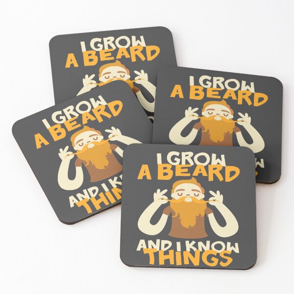 Item preview, I Grow A Beard And I Know Things designed and sold by PapaBujuGaming.