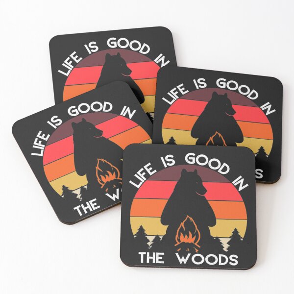 Item preview, Campfire Life Is Good In The Woods Bear Shirt  designed and sold by Clavitaps.