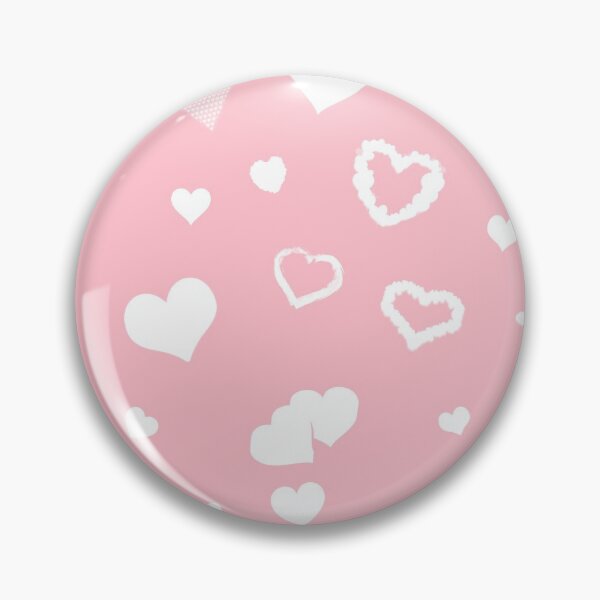 Item preview, White Heart for Valentines Seamless Pattern on pink #ffc0cb designed and sold by Artsy Boulevard.