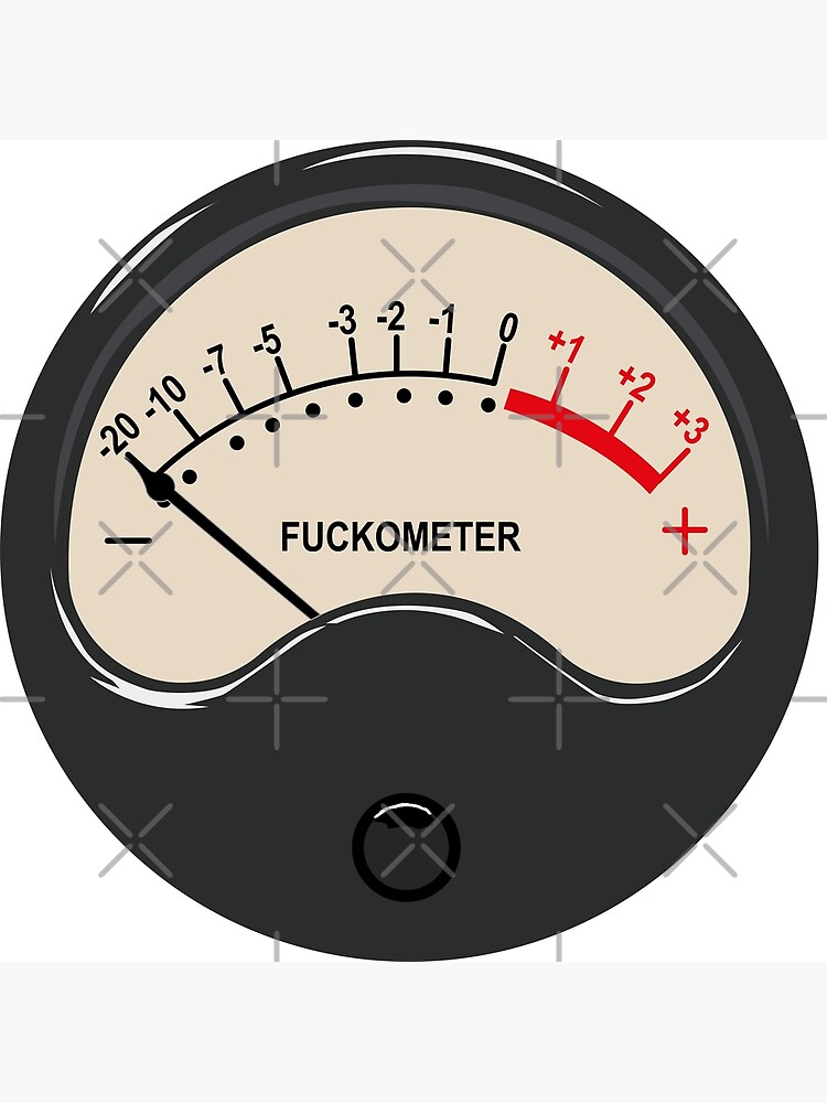置物 Fuck  dome advisory Fuckometer Posters for Sale | Redbubble