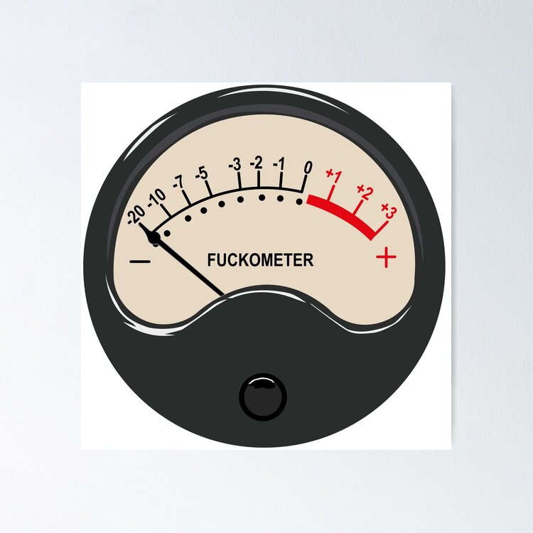 Fuckometer Sticker