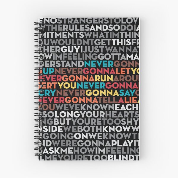 Item preview, Never Gonna Give You Up - Rick Astley (lyrics) v.9 designed and sold by x1brett.