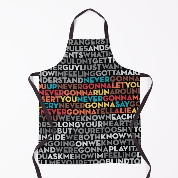 Item preview, Never Gonna Give You Up - Rick Astley (lyrics) v.9 designed and sold by x1brett.