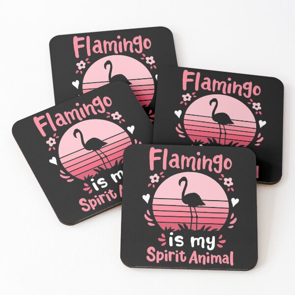 Item preview, Flamingo Spirit Animal Retro designed and sold by CreativeGiftShp.