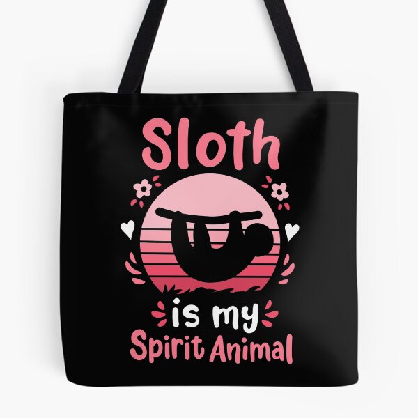 Item preview, Sloth Spirit Animal Retro designed and sold by CreativeGiftShp.