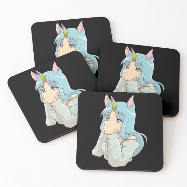Item preview, Pastel Goth Anime Girl Unicorn Japanese designed and sold by CreativeGiftShp.