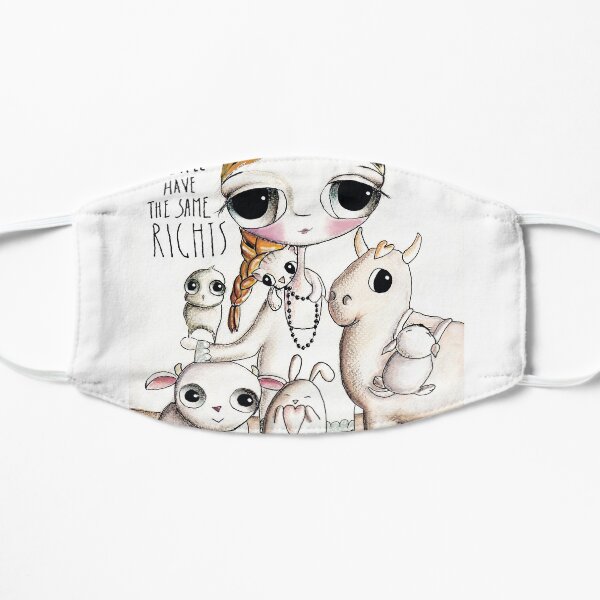 Animal right Flat Mask
