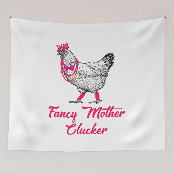 Item preview, Fancy mother clucker chicken shirt. Funny chicken gift for women and girls designed and sold by Titmit.