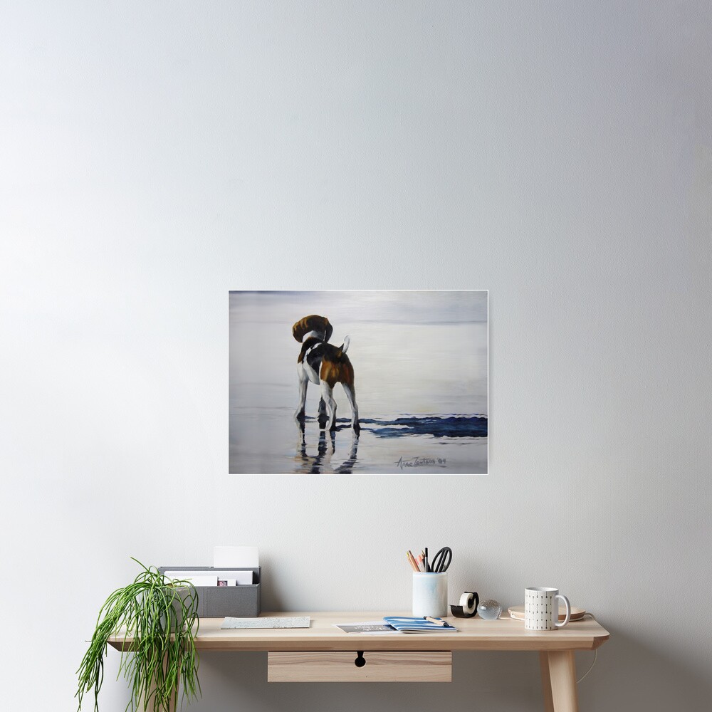 Beagle Reflections Poster