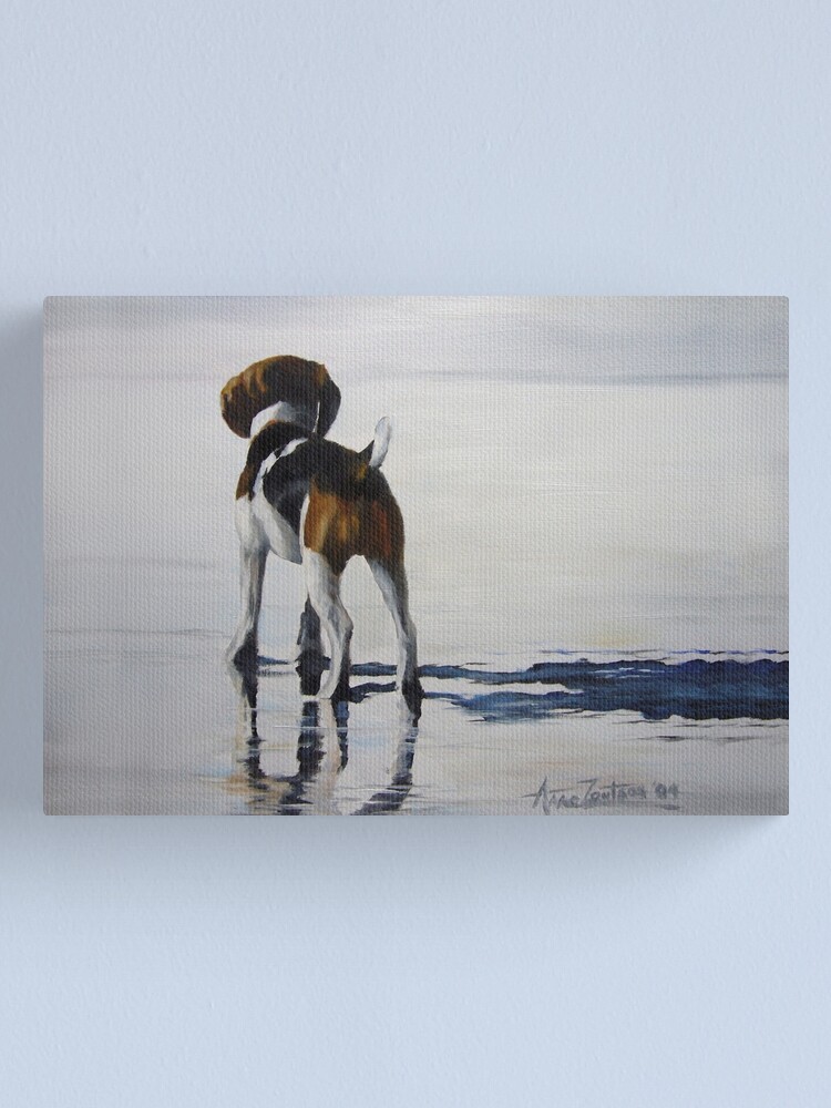 Alternate view of Beagle Reflections Canvas Print