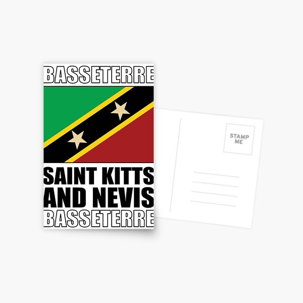 Aperçu de l'œuvre Drapeau de Saint-Kitts-et-Nevis créée et vendue par KewaleeTee.