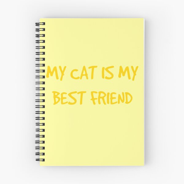 Item preview, My Cat Is My Best Friend Forever Yellow designed and sold by Barolina.