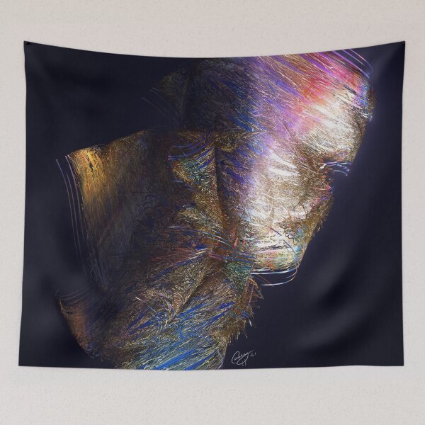 Item preview, Mask of the Unknown - Fine Art Print designed and sold by khals1.