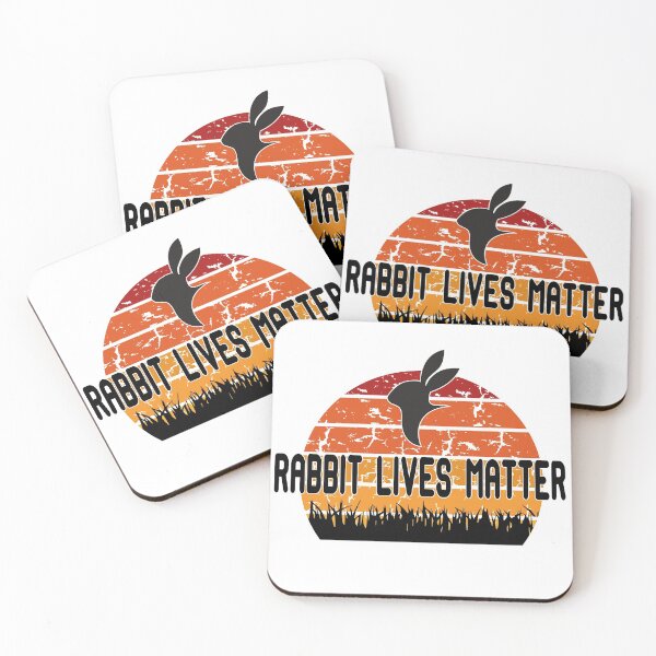 Item preview, Rabbit lives matter Sticker designed and sold by Docartdesign.
