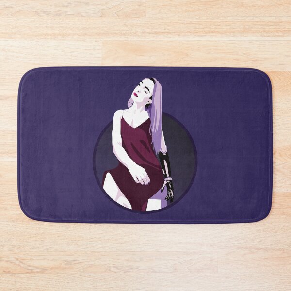 Item preview, Lady in a Dress with Prosthetic Arm | Avery - Pink & Purple designed and sold by ladyfacecreates.