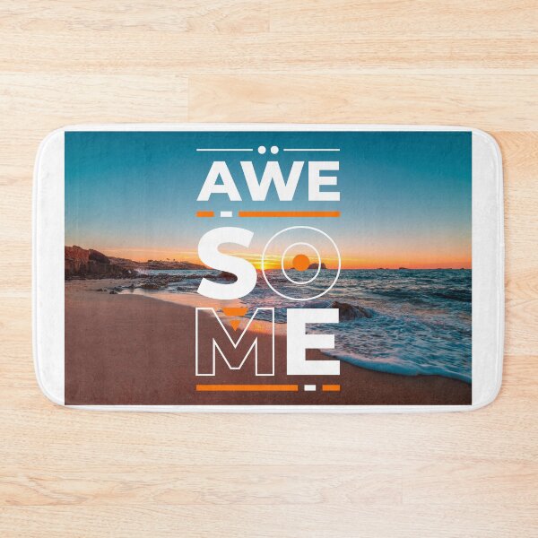 Item preview, Awesome Quote - Beach View designed and sold by VrajStudio.