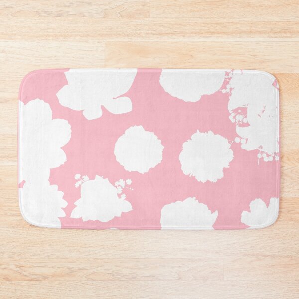 Item preview, White Flowers pattern seamless on Pink #ffc0cb designed and sold by Artsy Boulevard.