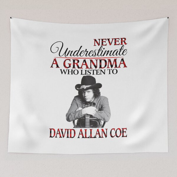 Item preview, Never Underestimate a Grandma who listens to David designed and sold by MellieMedhurst.
