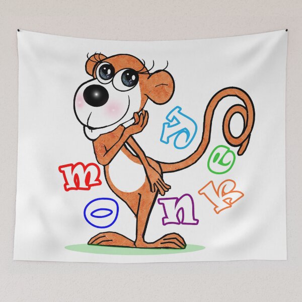 Item preview, Monkey  designed and sold by Shirley cute art .