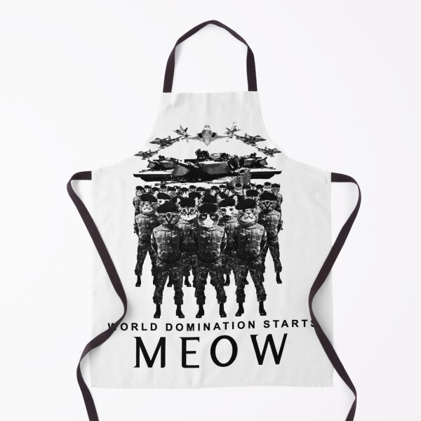 Item preview, World Domination Starts Meow designed and sold by PapaBujuGaming.