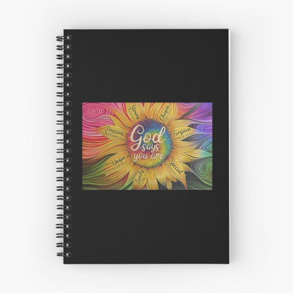 Item preview, God Says You Are - Watercolor Sunflower designed and sold by Stewar-ArtCool.