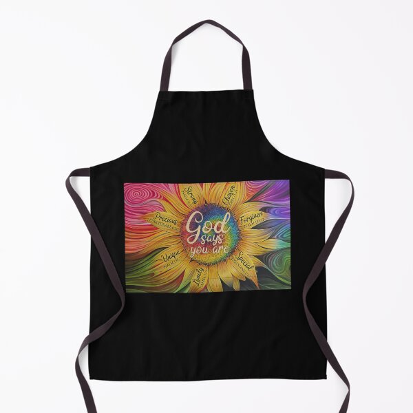 Item preview, God Says You Are - Watercolor Sunflower designed and sold by Stewar-ArtCool.