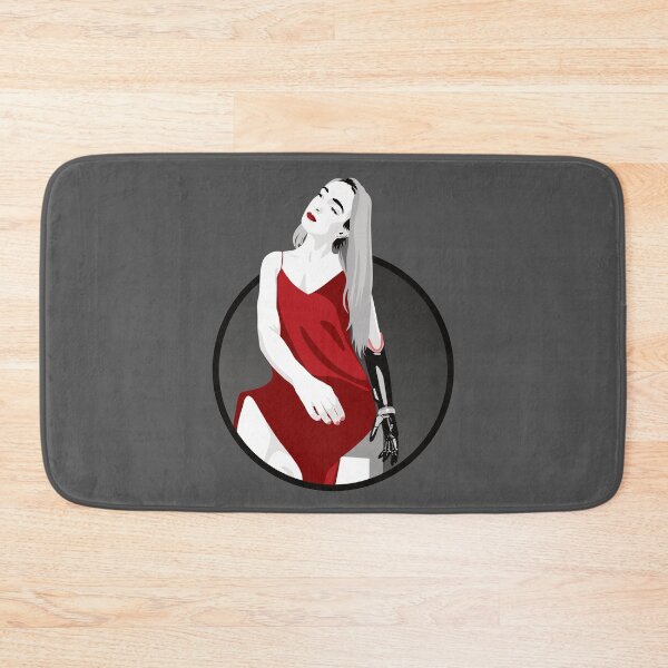 Item preview, Lady in a Dress with Prosthetic Arm | Avery - Red & Grey designed and sold by ladyfacecreates.