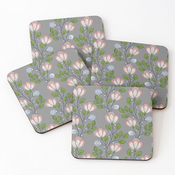 Item preview, Spring Pattern with Vintage Floral Motifs designed and sold by lissantee.
