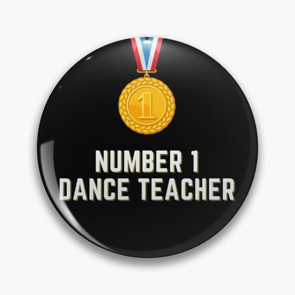 Item preview, Number 1 Dance Teacher With Medal designed and sold by Imemewell.
