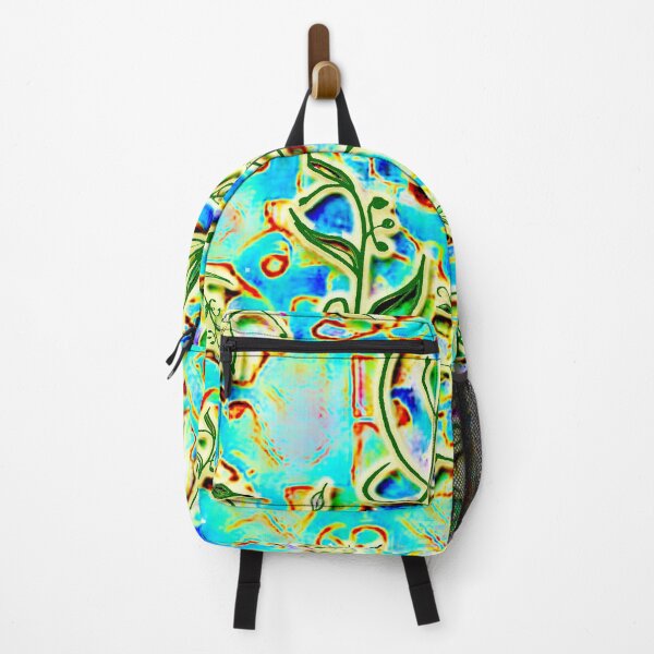Item preview, laurels, green blue, highlighted pattern, delicate spring designed and sold by Maria Mihailova.