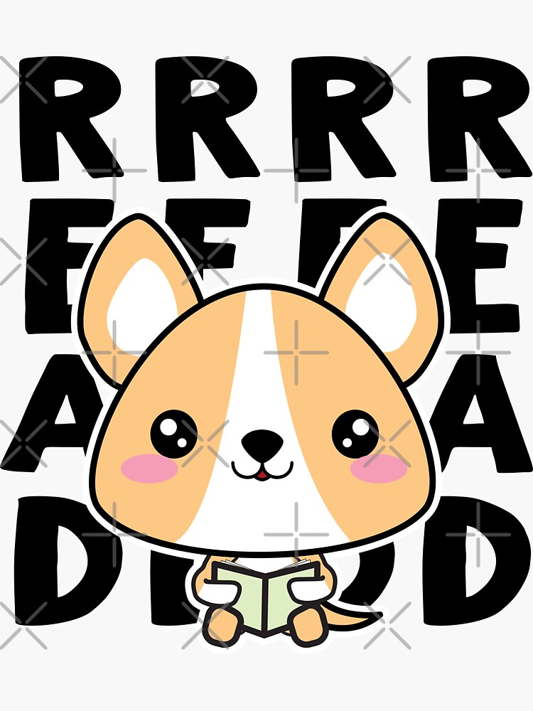 Book Read Sticker by corgiyolk for iOS & Android