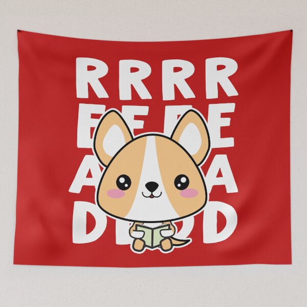 Item preview, Corgi Reading designed and sold by samah82.
