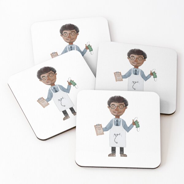 Item preview, Doctor with mask and clipboard designed and sold by Matt Corrigan.