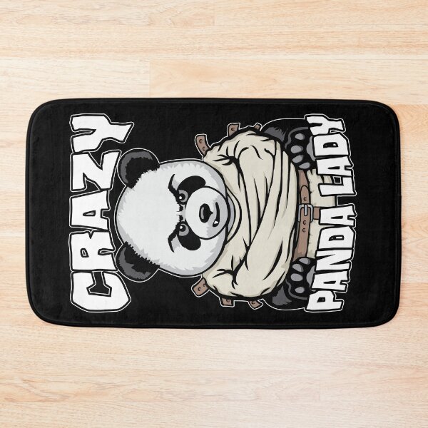 Item preview, Crazy Panda Lady Funny Mad Cartoon Bear Halloween designed and sold by GrandeDuc.