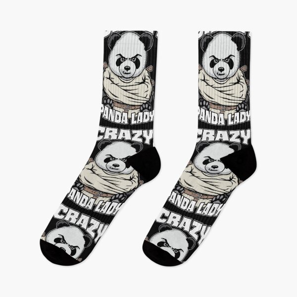 Item preview, Crazy Panda Lady Funny Mad Cartoon Bear Halloween designed and sold by GrandeDuc.