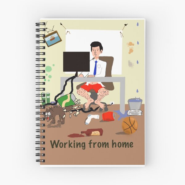 Item preview, Working from home  designed and sold by microgalleryart.