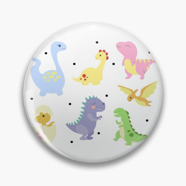 Item preview, Cute Kawaii Fun And Colourful Dinosaur Pattern designed and sold by ArtIsSixthSense.