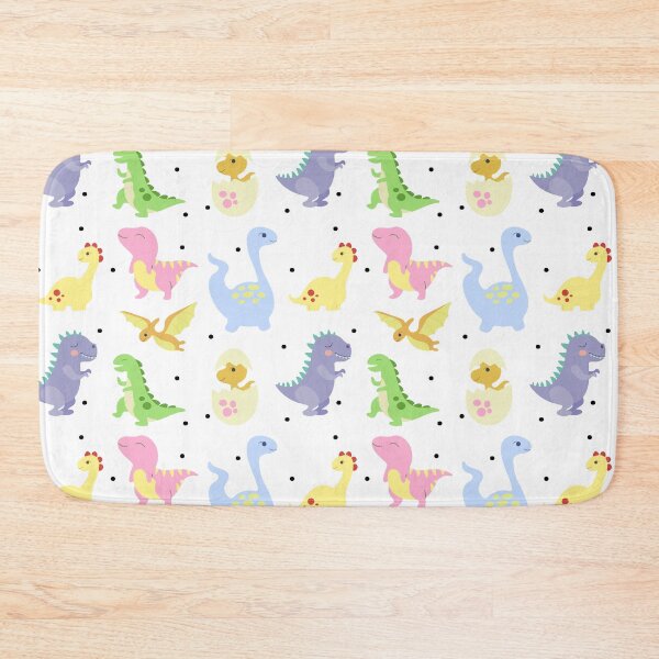 Item preview, Cute Kawaii Fun And Colourful Dinosaur Pattern designed and sold by ArtIsSixthSense.