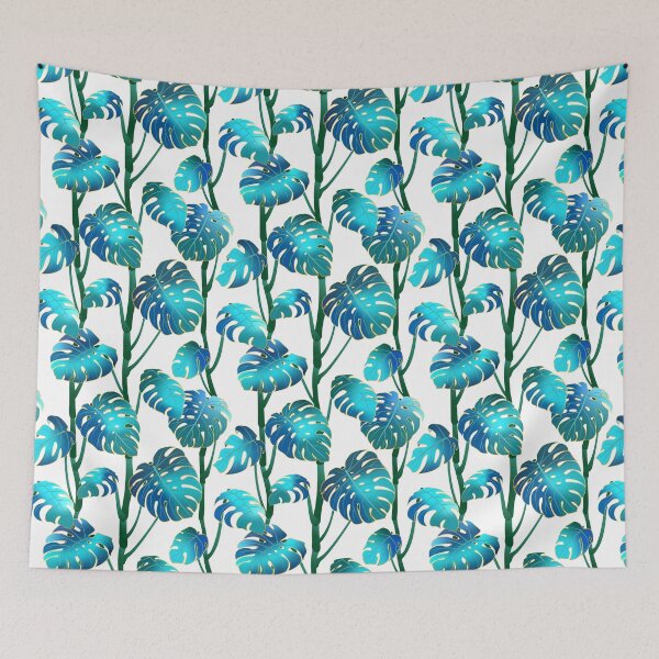 Item preview, Blue Monstera designed and sold by lantica.