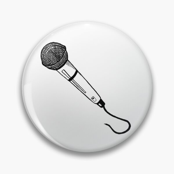Item preview, Hand drawn microphone designed and sold by PBerry.