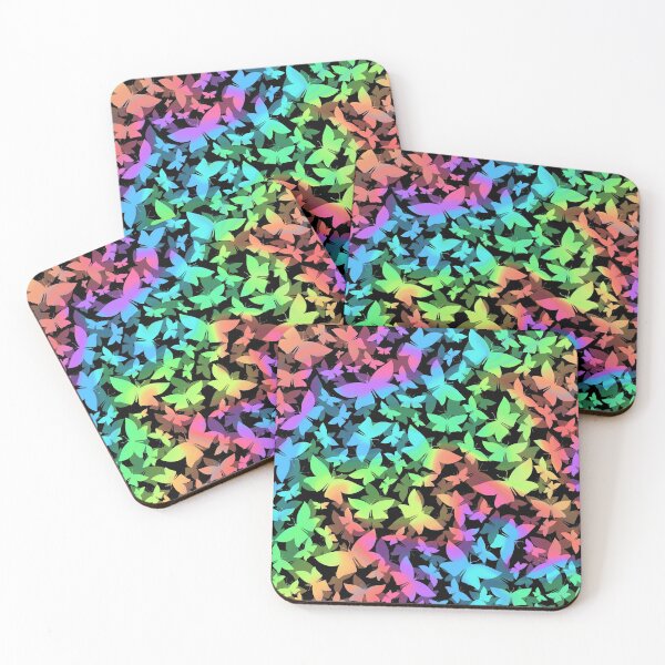 Item preview, Veil of Butterflies, Pastel Rainbow Swirl designed and sold by StephOBrien.