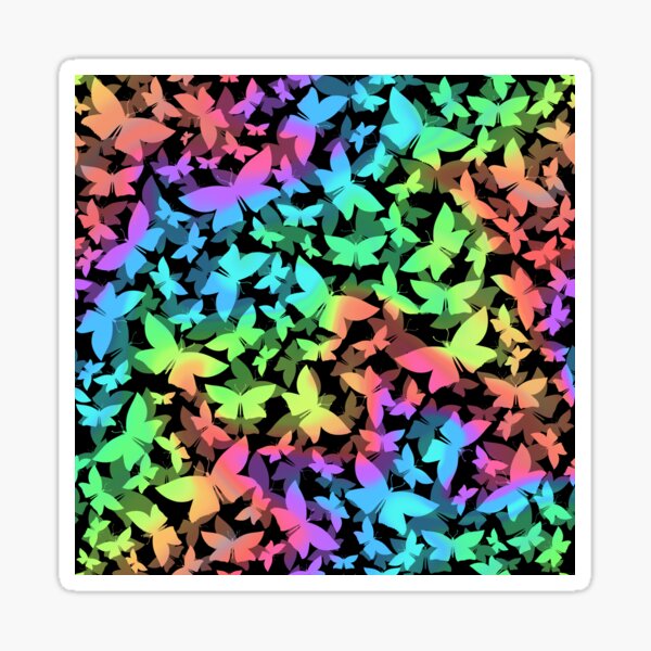 Item preview, Veil of Butterflies, Pastel Rainbow Swirl designed and sold by StephOBrien.