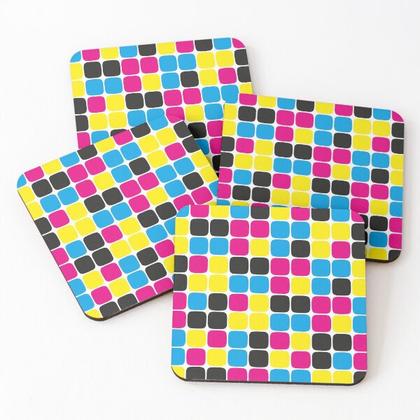 Item preview, Squircle Pattern (CMYK) designed and sold by John Uttley.
