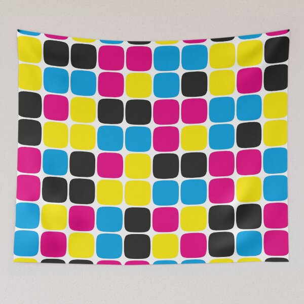 Item preview, Squircle Pattern (CMYK) designed and sold by John Uttley.