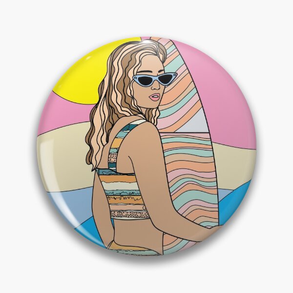 Item preview, Retro Vintage Woman Sunset designed and sold by flofin.